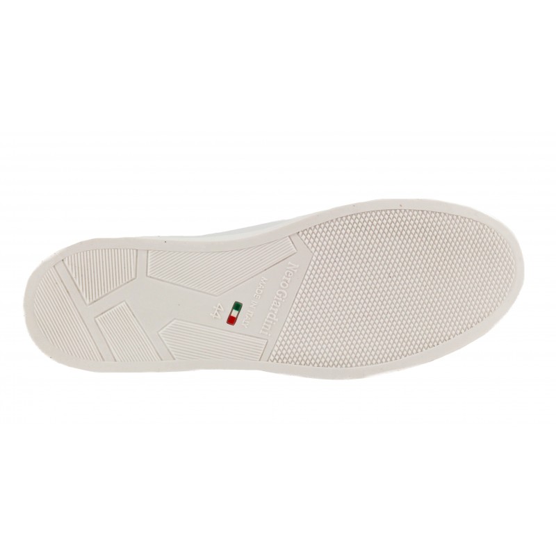 Мъжки италиански спортни обувки бели Nero Giardini естествена кожа 